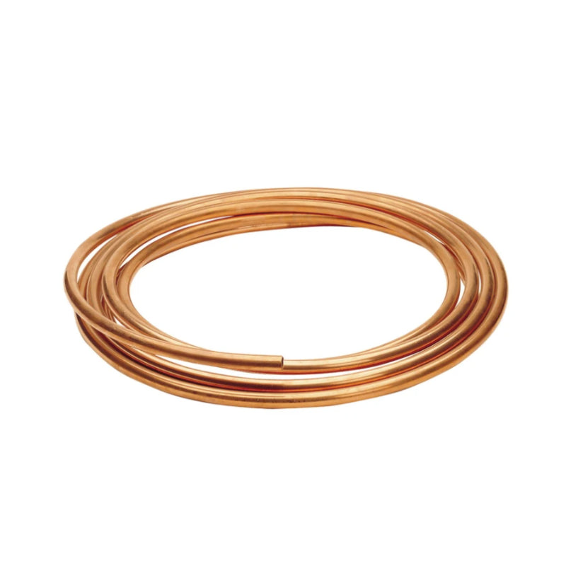 VETUS copper tubing, 8 x 10 mm, per roll of 20 meter