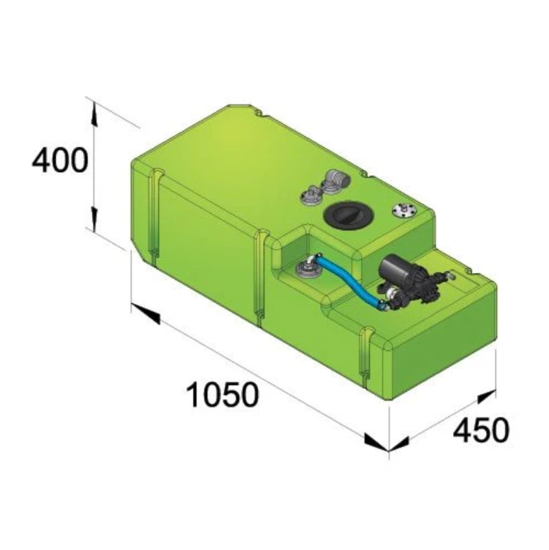 Drinking water tank - 120L, 12V