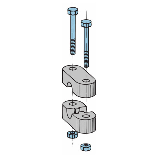 VETUS cable clamp for cables type 33 and LF