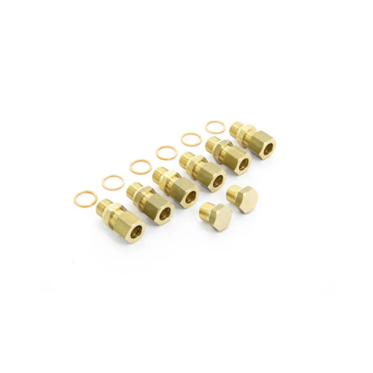 Fitting kit (10 mm) for dual non-return valve