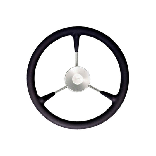 VETUS steering wheel (320 mm - 12") with PU-foam layer black