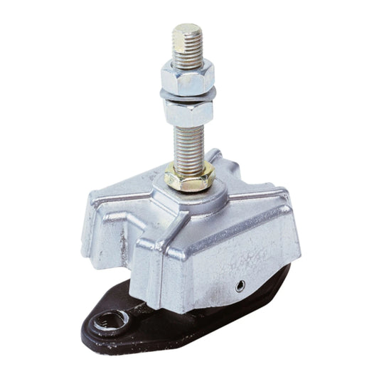 Flexible engine mounting for 3-cylinder marine diesel engines