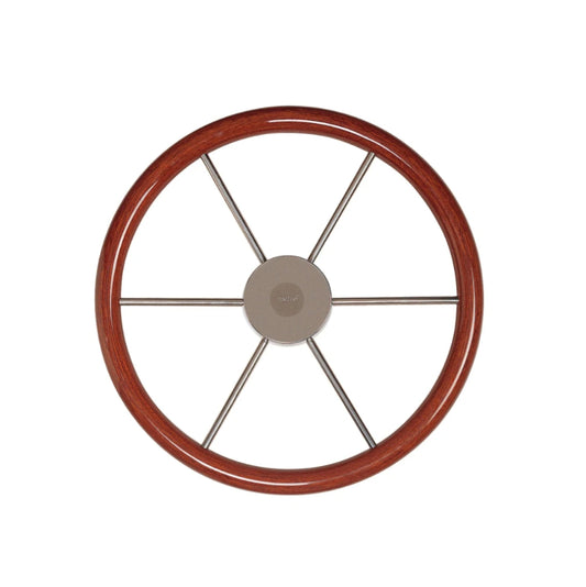 VETUS steering wheel with mahogany rim, 380 mm - 15"