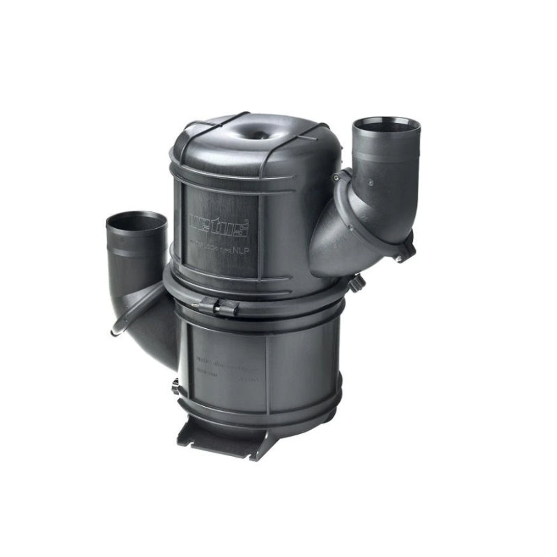 VETUS HD waterlock / muffler type NLP, 50mm, 4.5 litres, black