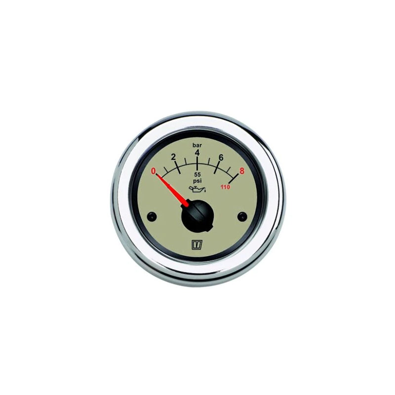 Oil pressure gauge - Cream Display