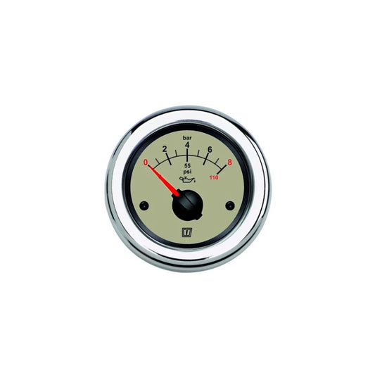 Oil pressure gauge - Cream Display