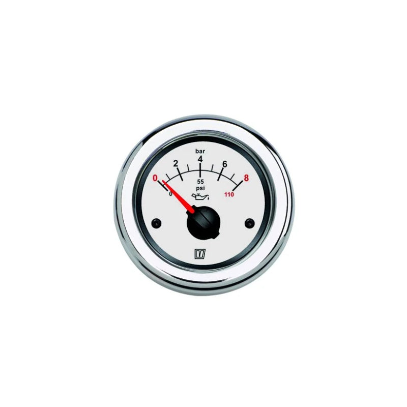 Oil pressure gauge - White Display