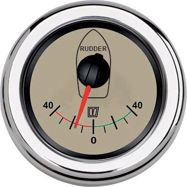 Rudder indicator - Cream Display 63mm