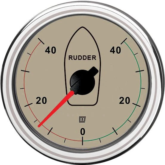 Rudder indicator - Cream Display 114mm