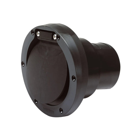 VETUS plastic transom exhaust connection with check valve, 50mm