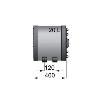 Double-wall calorifiers 20lt, type WHD