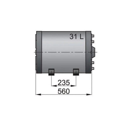 Double-wall calorifiers 31lt, type WHD