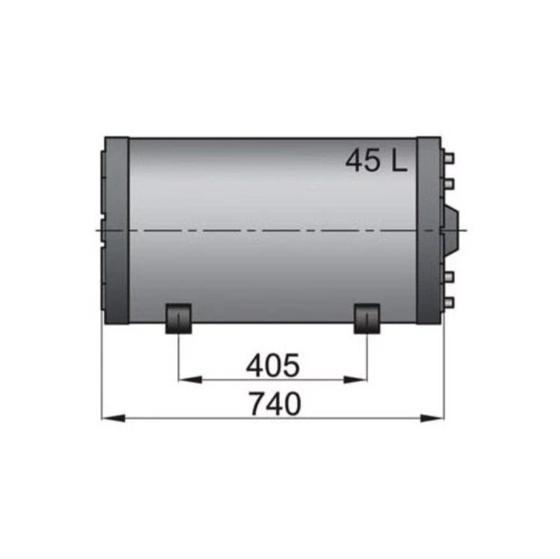 Double-wall calorifiers 45lt, type WHD