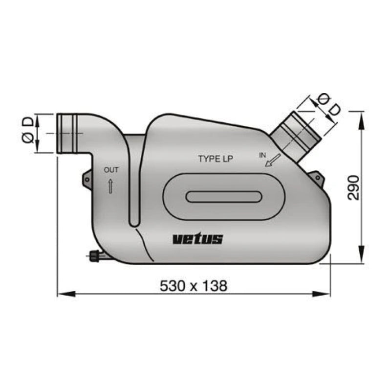 Waterlock type LP50S 'Super' 50mm hose